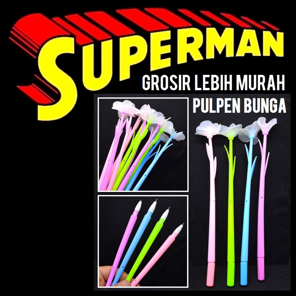 

PULPEN BUNGA warna antik saat terkena sinar matahari pena gel balpoint ballpoint superman jogja supermanjogja