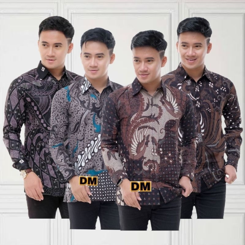 Kemeja Batik Pria Lengan Panjang