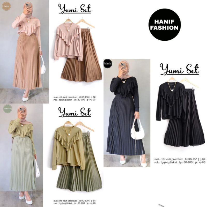 YUMI SETELAN BAJU WANITA