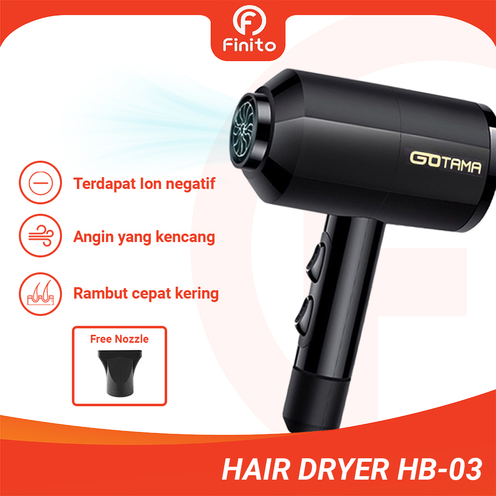 Hair Dryer Multifungsi Vlasy Alat Pengering Rambut Gotama GM-HB-03