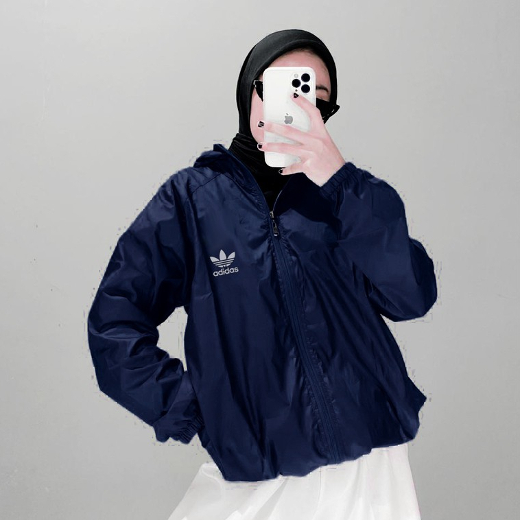 Jaket Parasut Jaket Olahraga Pria Wanita