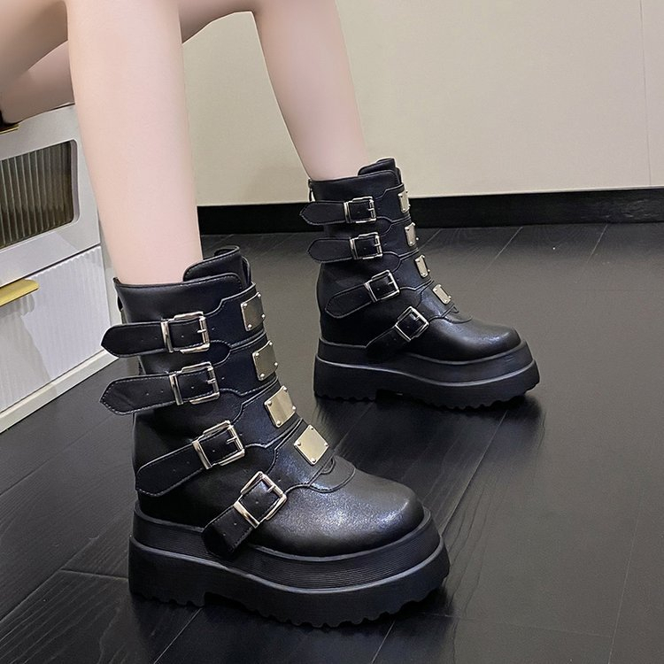 ✅PINKEY P215 Sepatu boots wanita sepatu korean style import