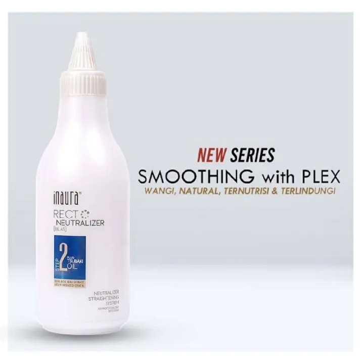 INAURA Smoothing Straightening Pelurus Rambut Step 1 &amp; Step 2 Neutralizer