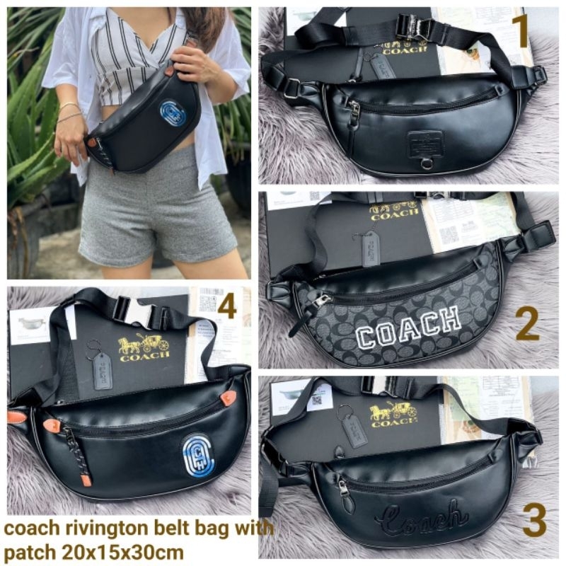 Waistbag Coach Bumbag Tas Pinggang Premium import Quality