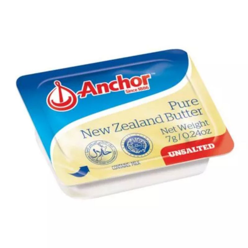 

Anchor unsalted butter / mentega 7gr x 10 pcs