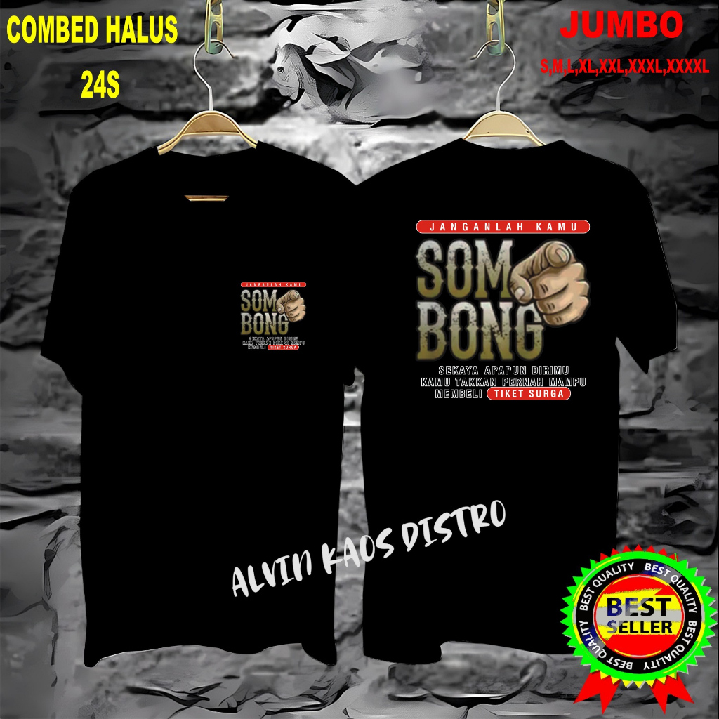 Terviral Kaos DTF DB sombong KAOS MURAH  Kaos Putih Hitam Kaos Terlaris No 1 Promo Diskon