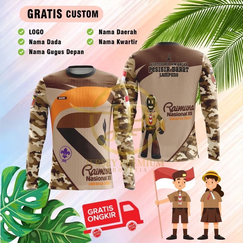 Jersey pramuka edisi Raimuna Nasional 2023