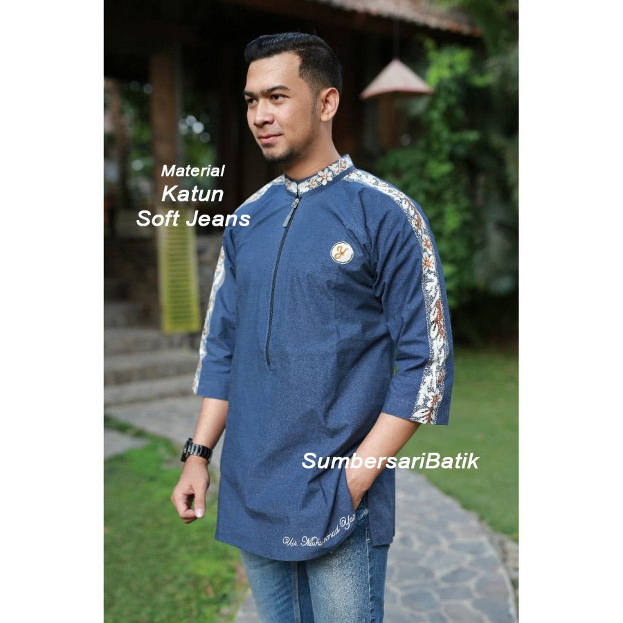 Kemeja Koko Batik Tulis Kurta 04