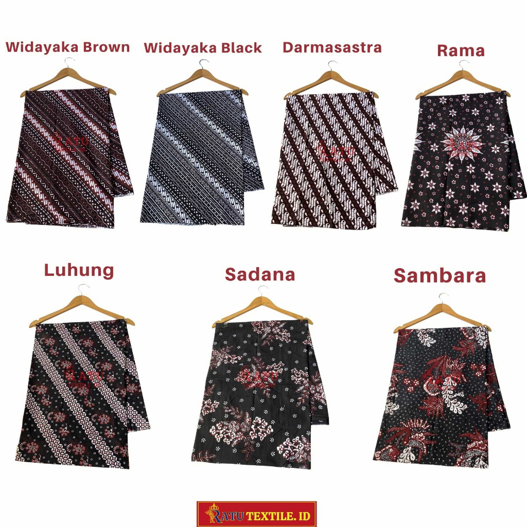 Kain Batik Jarik Cemerlang Katun Primisima Cap Cent Halus Jarik Putih Halus