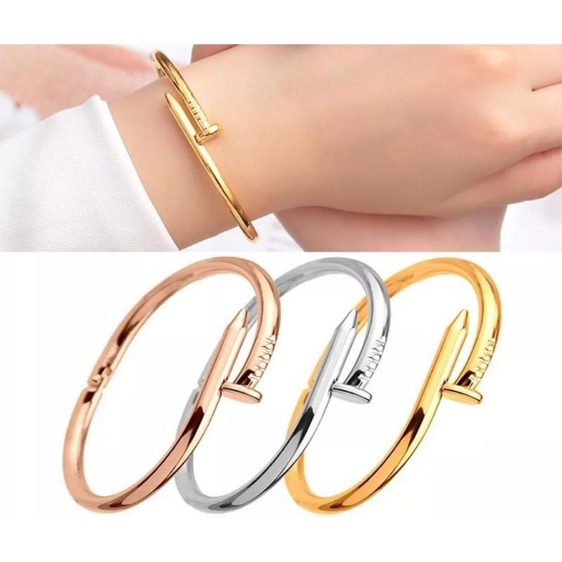 Medan Termurah kd26 Korean style Gelang fashion wanita Gelang paku cantik