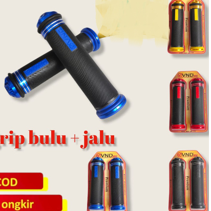 sepasang grip jalu cnc handgrip garis handgrip plus jalu variasi universal handgrip motor plus jalu cnc