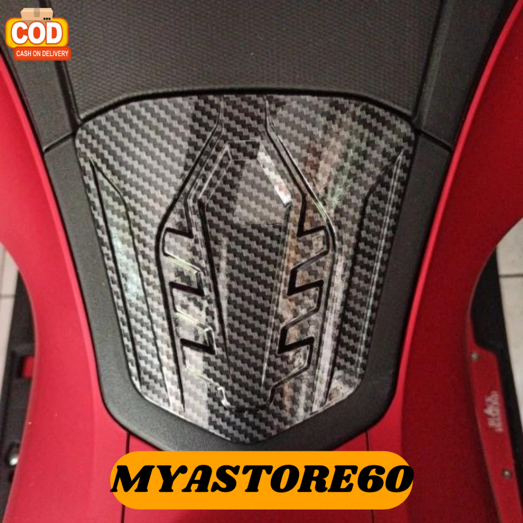 Cover Tutup Tameng Bensin Aksesoris Variasi Honda New Pcx 160 Carbon Nemo Terbaru 2021 Premium