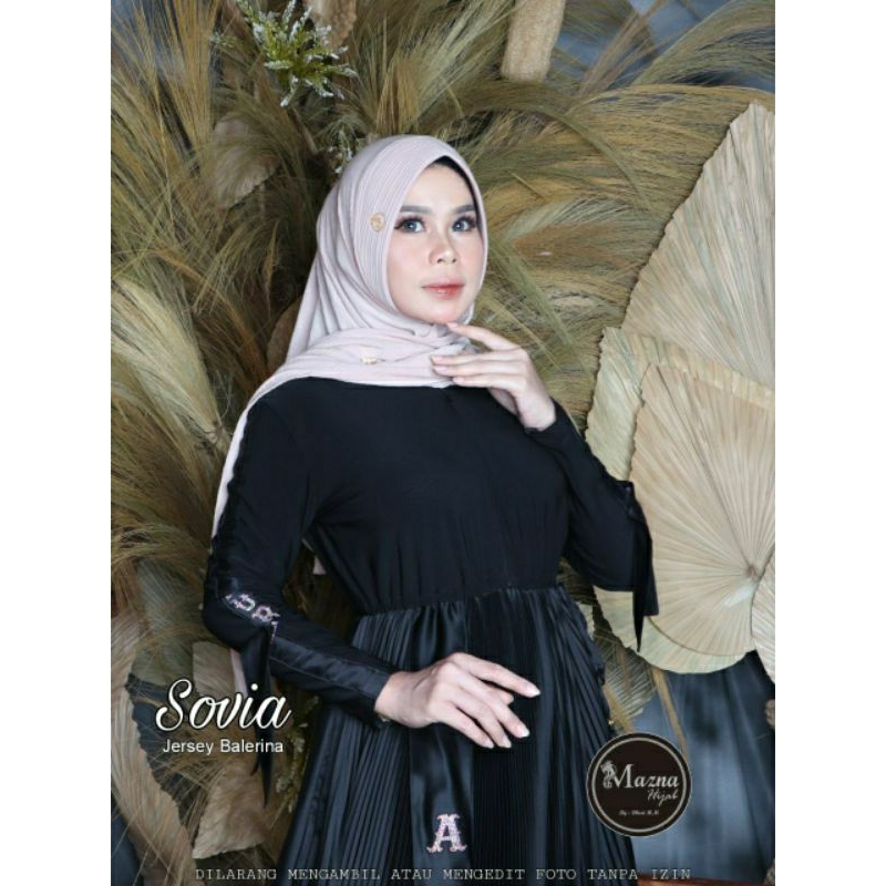 JILBAB SEGITIGA S3 INSTAN JAHIT DAGU PLISKET JERSEY MAZNA HIJAB