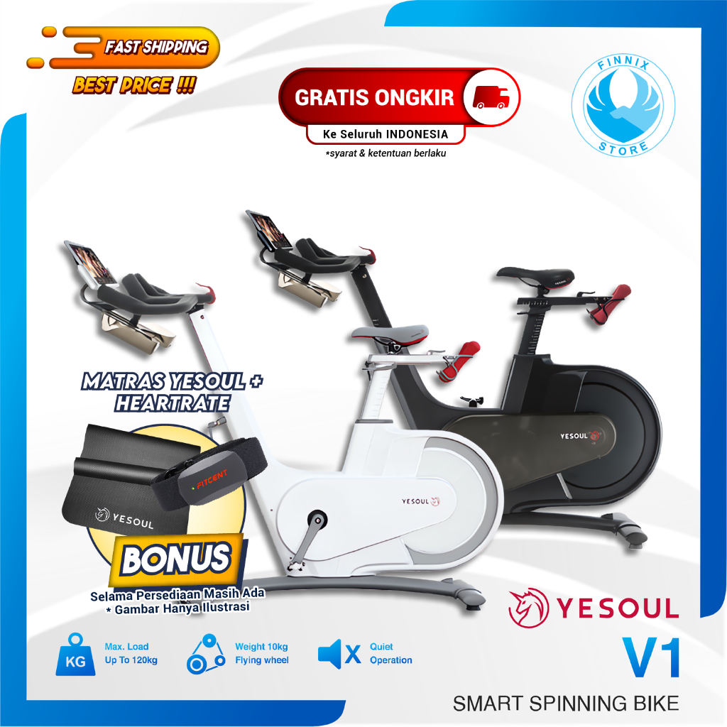 Yesoul V1 Smart Spinning Bike - Alat Fitness Sepeda Statis