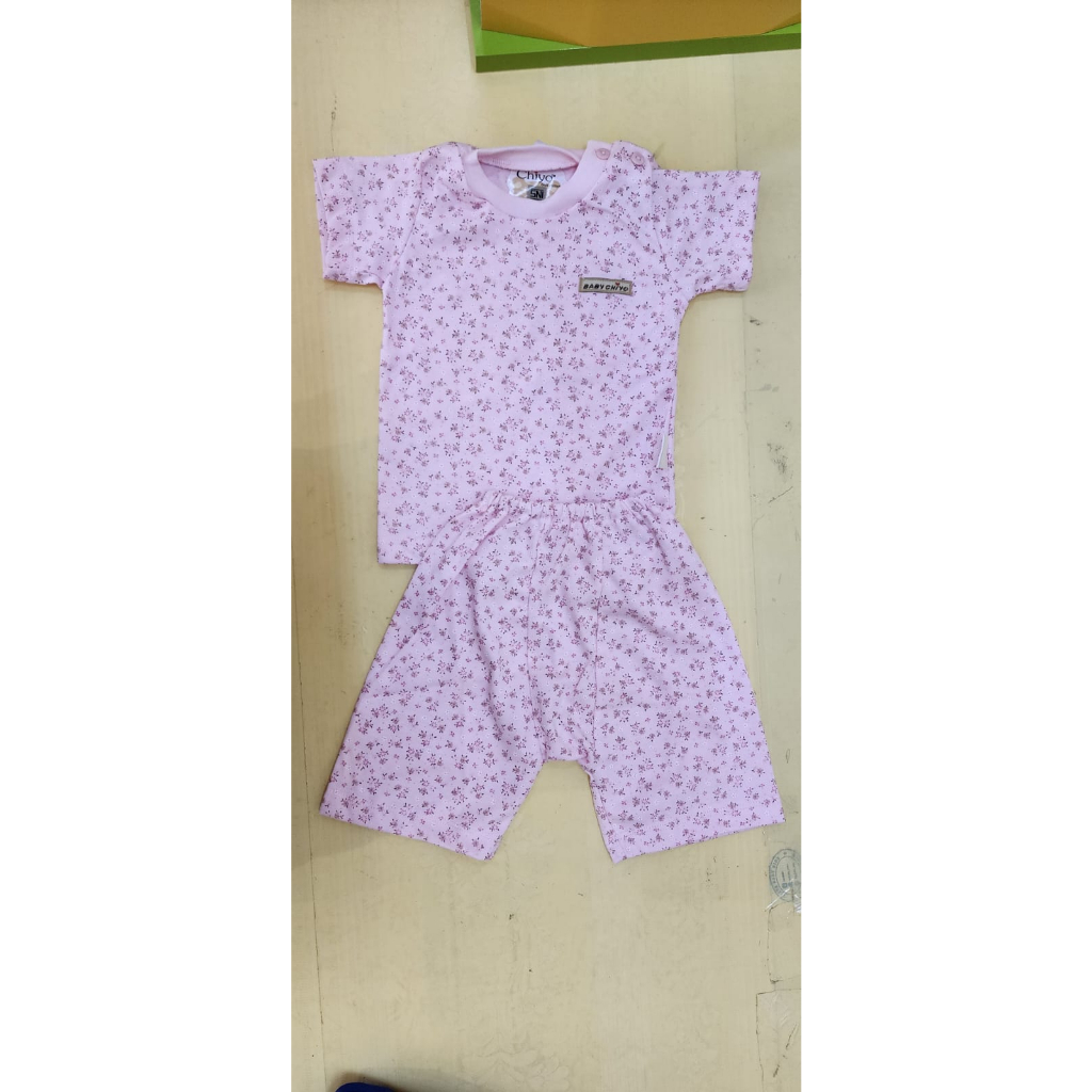 Chiyo Babywear Baju Pendek Celana Pendek - Baju Setelan Anak Perempuan