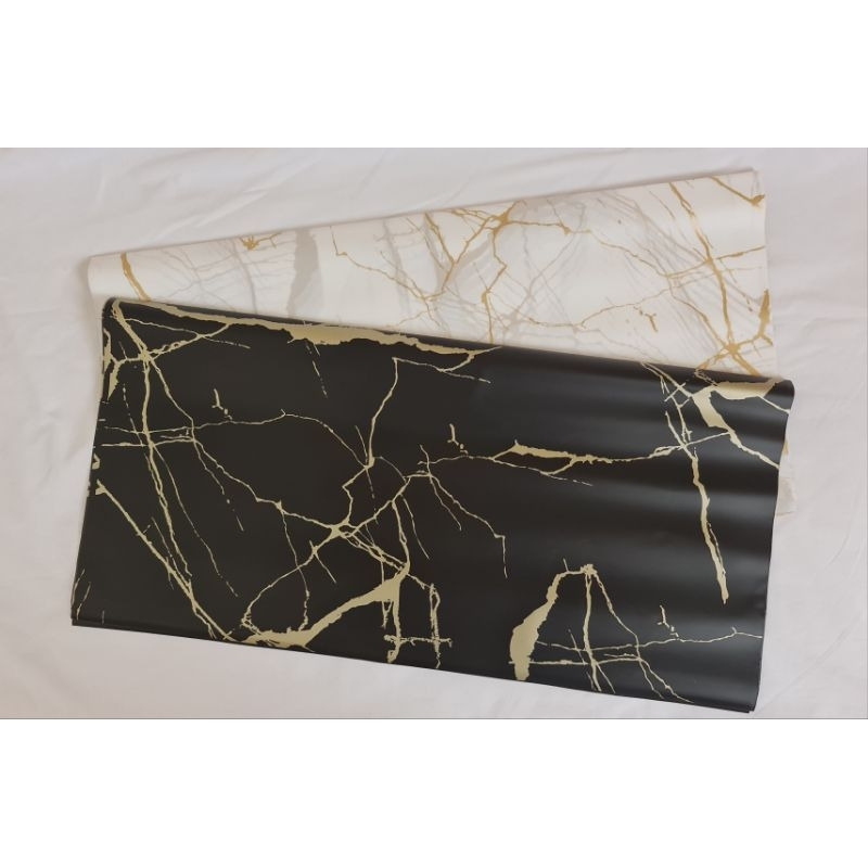 

Cellophane Gold Marble Flower Wrapping