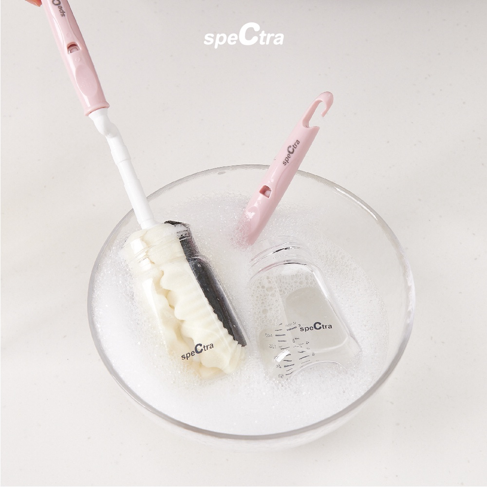 Spectra Bottle &amp; Nipple Brush - Pink