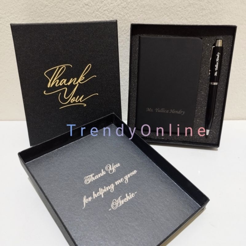 

HJK Gift Set Souvenir Notebook Ballpoint, Promosi, Hadiah, Pulpen Giftset Exclusif Pulpen, Notebook,