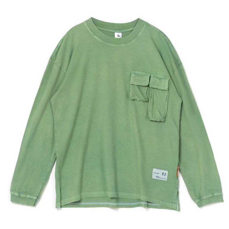 JAVAJONES Oversized Tee Longsleeve Washed Nigo|Kaos Pria Wanita