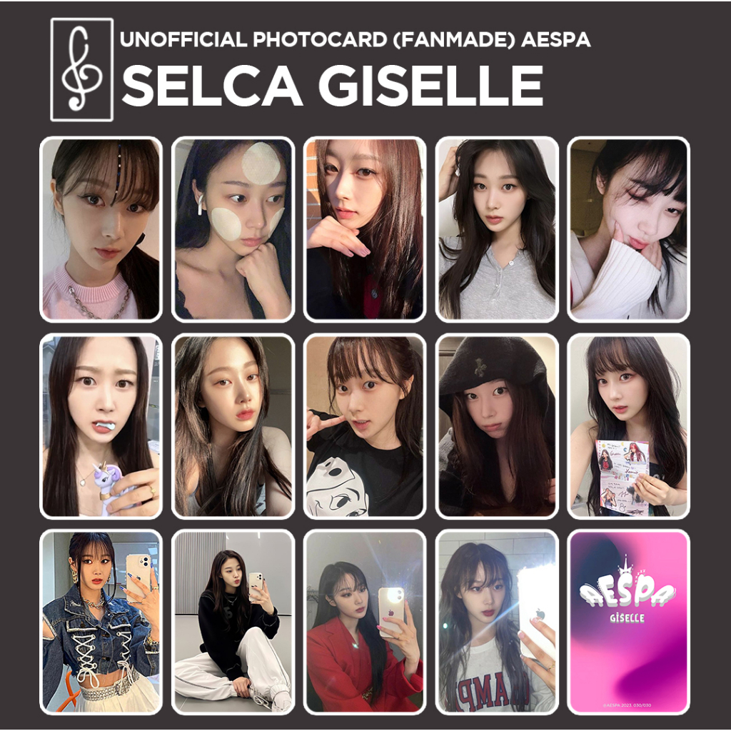 [AESPA] SELCA GISELLE PHOTOCARD UNOFFICIAL