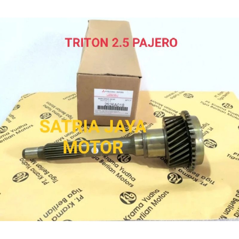 AS KOPLING MAIN DRIVE SHAFT MITSUBISHI TRITON 2.5 2500CC ORIGINAL