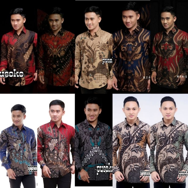 KEMEJA BATIK PRIA LENGAN PANJANG