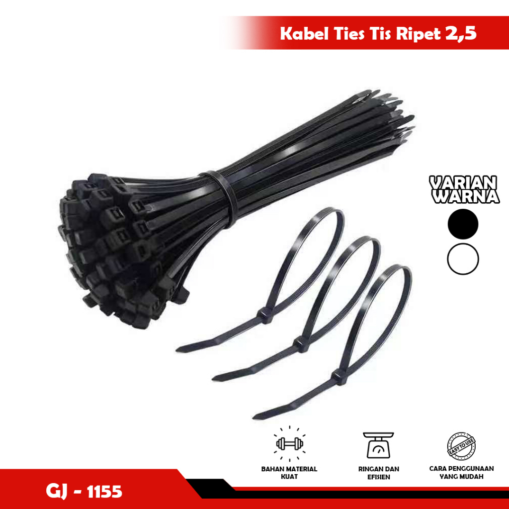 Kabel Ties UK. 2.5 X 100/150/200 CABLE TIES KABEL TIES Insulok Insulock/100PCS