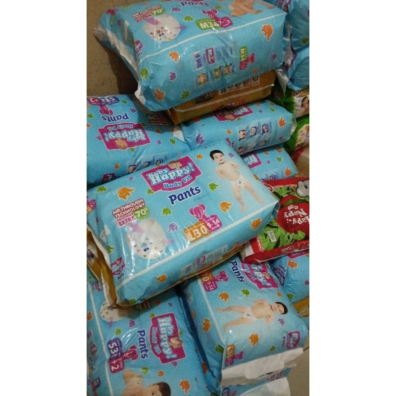 Baby Happy Pants Tipe Celana S40, M34, L30, XL26 - Baby Happy S40 - Baby Happy M36 - Baby Happy L30 - Baby Happy XL26 - Pampers Baby Happy S40-Sweety S38(Order38x)