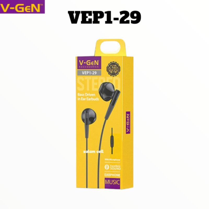 HANDSFREE VGEN VEP1-29 EXTRA BASS PROMO SEN