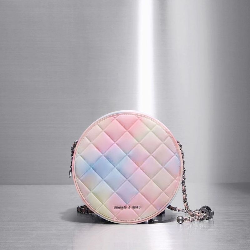 CK Kwan Quilted Circle Bag GIFTSET INCLUDE BOX