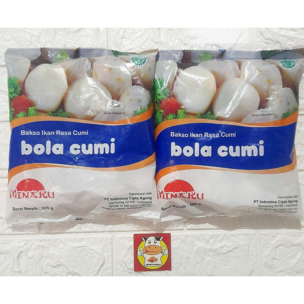 

FROZEN FOOD MINAKU BOLA CUMI 500GRAM - DISASS JOGJA