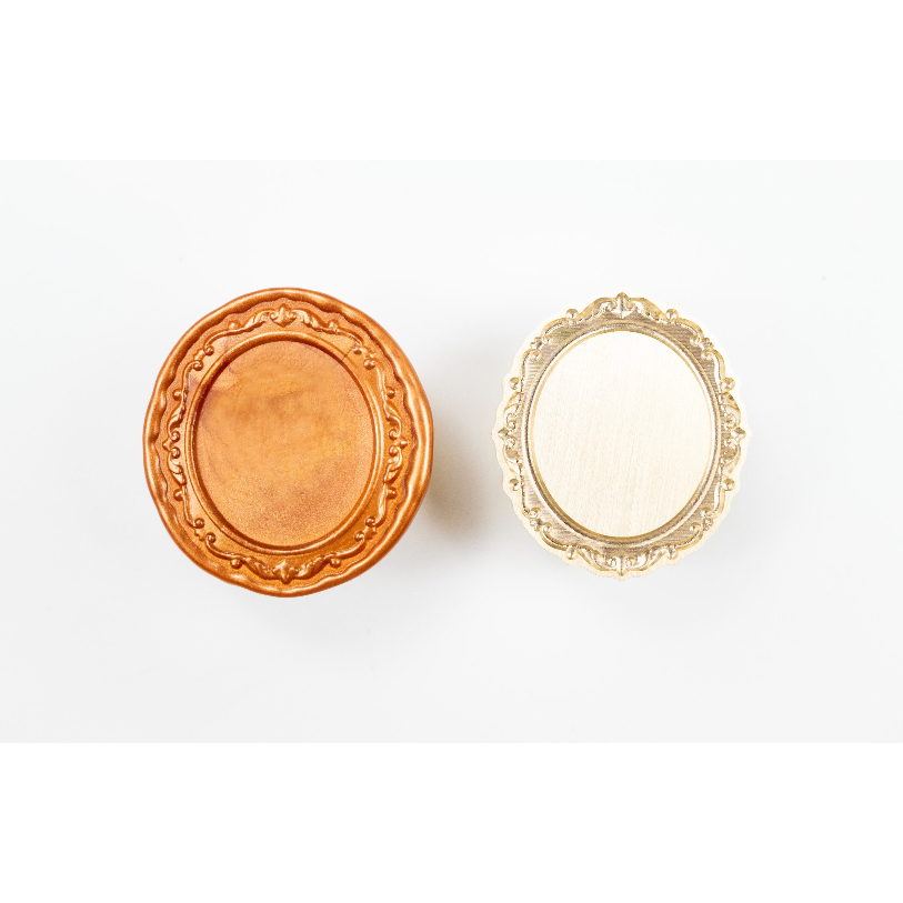 

(KSC) Belle (Copper) - 1 Pcs seal wax coin sticker siap pakai ready stock (Include double tape) / souvenir pernikahan / accesories / calligraphy / journaling / undangan / hampers