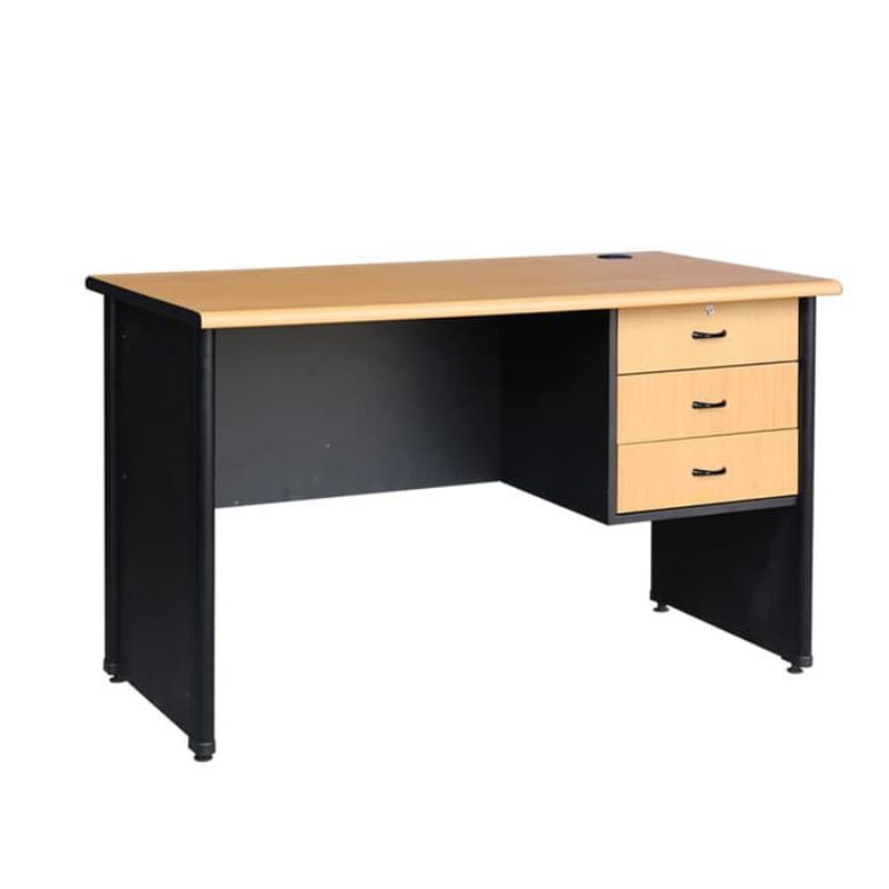 MEJA KANTOR MINIMALIS MEJA TULIS TITAN ONYX MEJA STAFF MEJA RESEPSIONIS LMK 1260 L3 MKS 126 MT 130 M