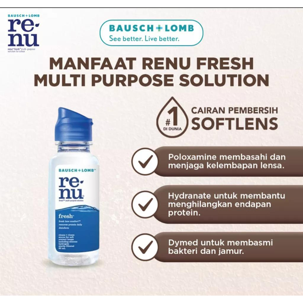 Air softlens Renu Fresh 60ml solution