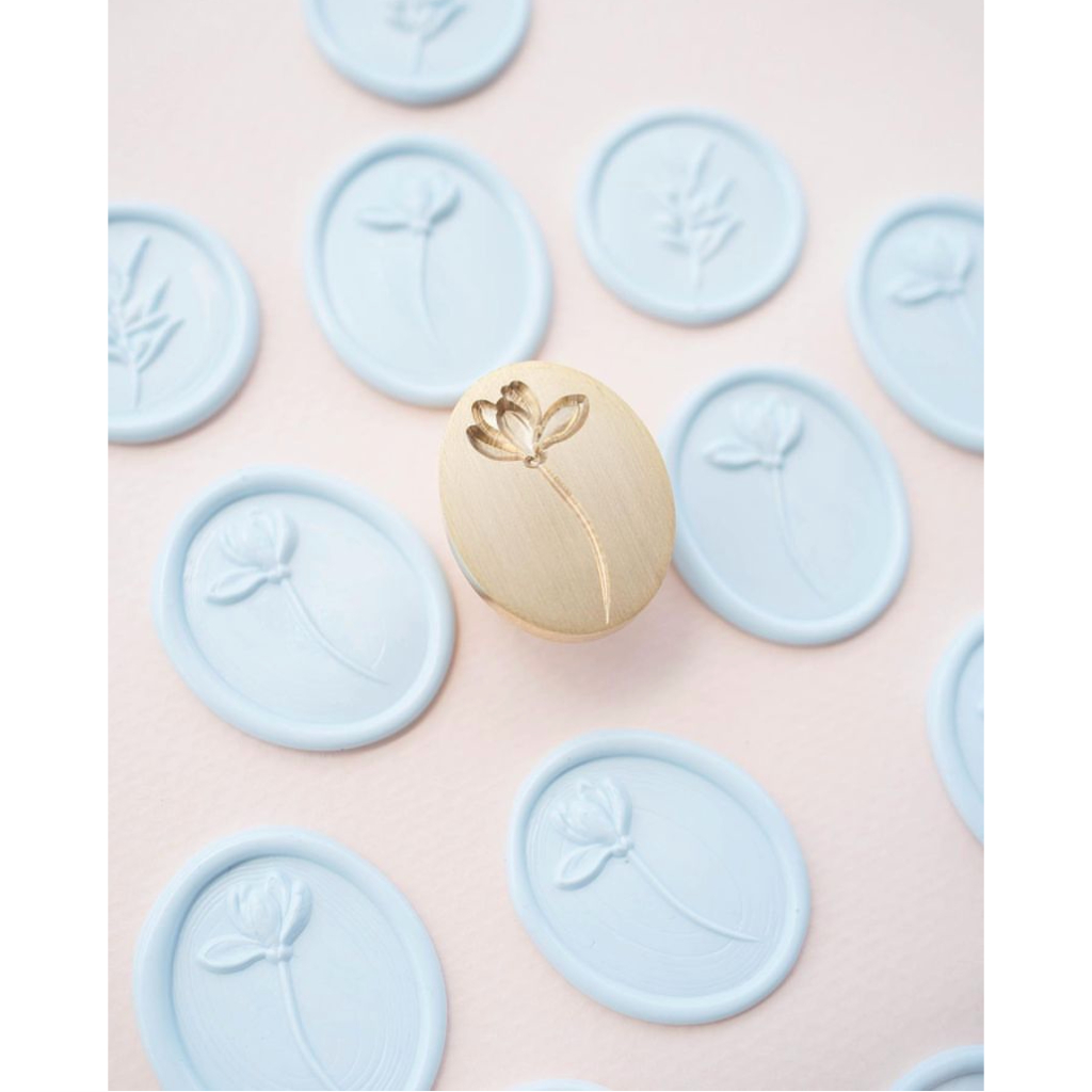 

(ASC) Leanor (Ocean) - 1 Pcs seal wax coin sticker siap pakai ready stock (Include double tape) / souvenir pernikahan / accesories / calligraphy / journaling / undangan / hampers