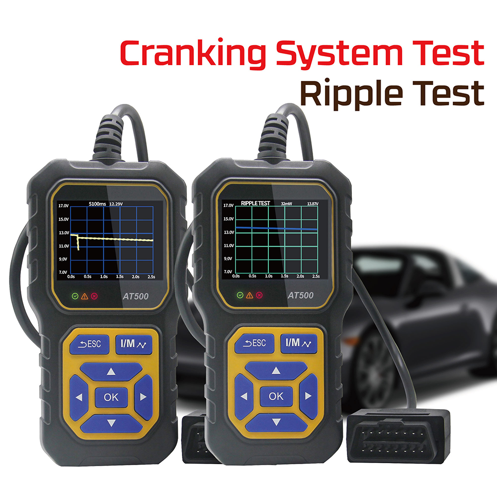 Pemindai OBD 2 II Layar Warna 2,4 inci Alat Pemindaian Diagnostik OBD2 Otomotif Pembaca Kode Kesalahan Mesin Mobil OBDII