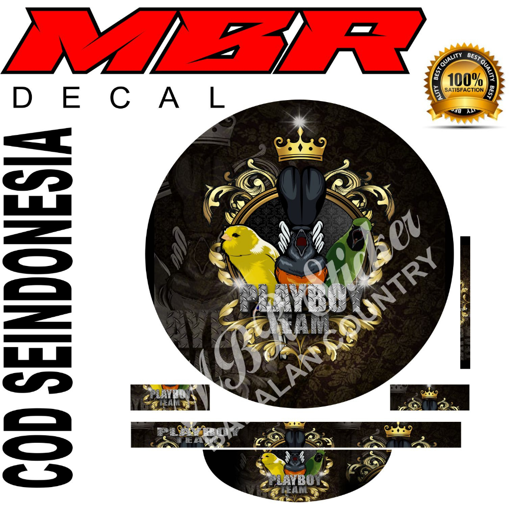 stiker /decal tebok murai