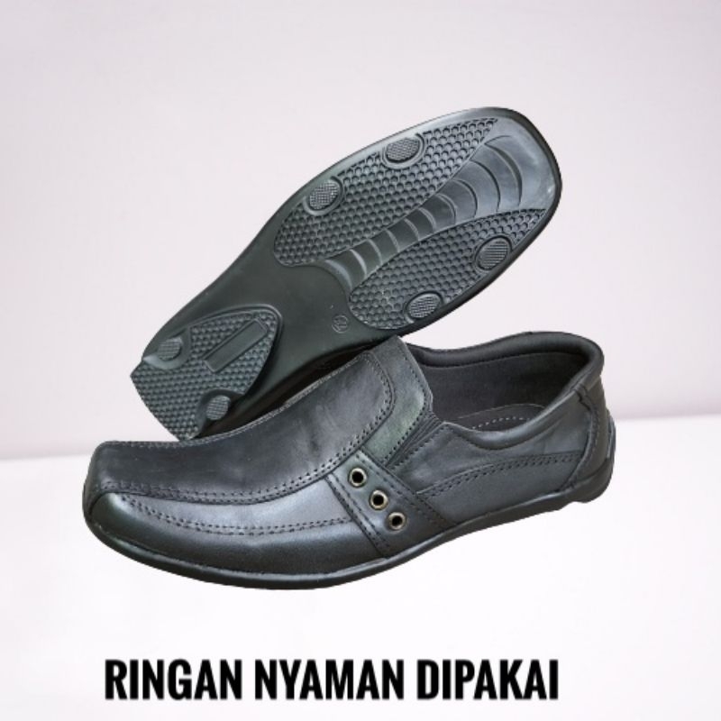 sepatu pria /sepatu kulit pria /sepatu kantor/ sepatu formal mukena kalem/ sepatu kerja/ sepatu dinas /sepatu fantopel kantor dinas pria