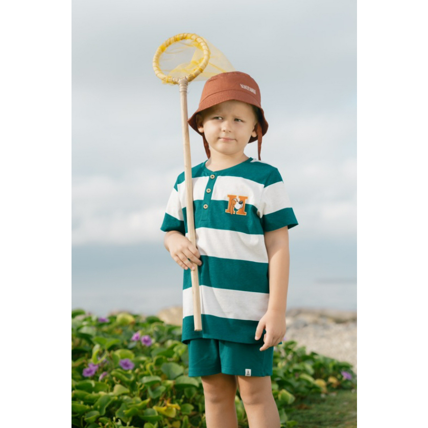 Bohopanna Andy Set 1-14 Tahun Setelan Stripe Sporty Fashion Anak Unisex / Setelan Olahraga Anak CBKS