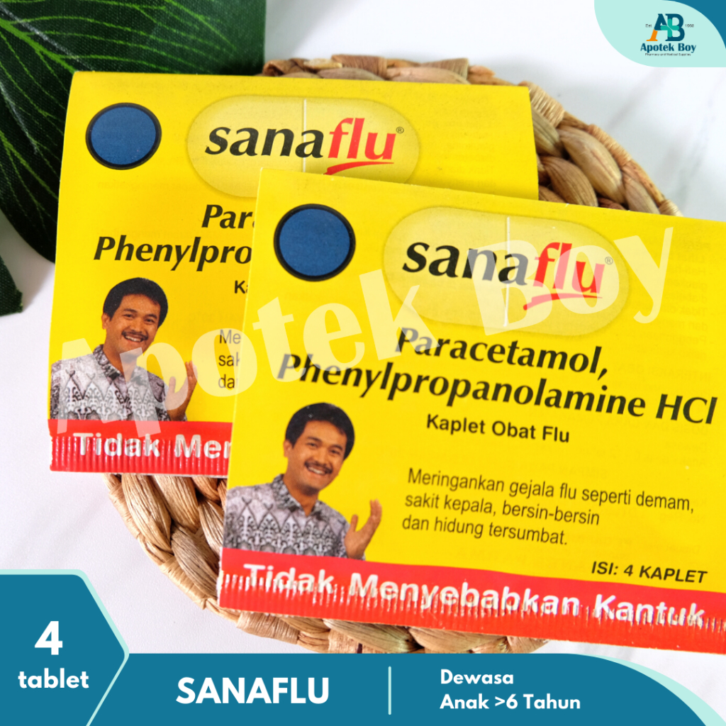 SANAFLU | OBAT FLU | OBAT DEMAM | OBAT NYERI | OBAT PILEK
