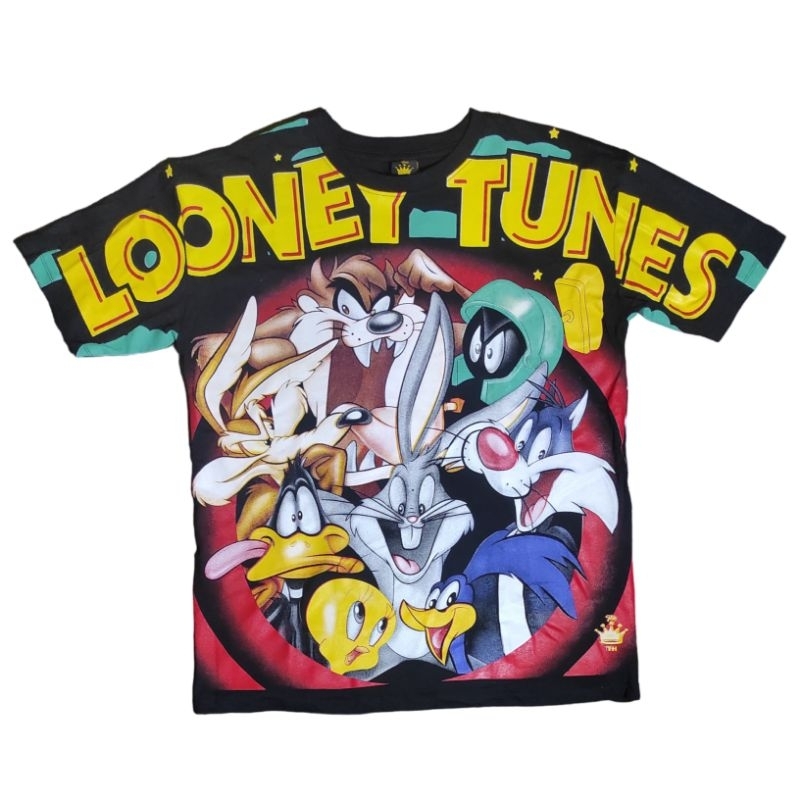 Kaos AOP Looney Tunes Design By Crown