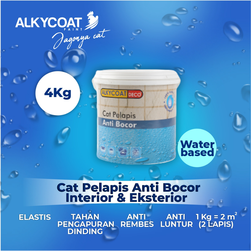 CAT PELAPIS ANTI BOCOR / Cat Waterproofing Premium / Cat Anti Bocor / Cat Tembok Anti Air Premium 4 