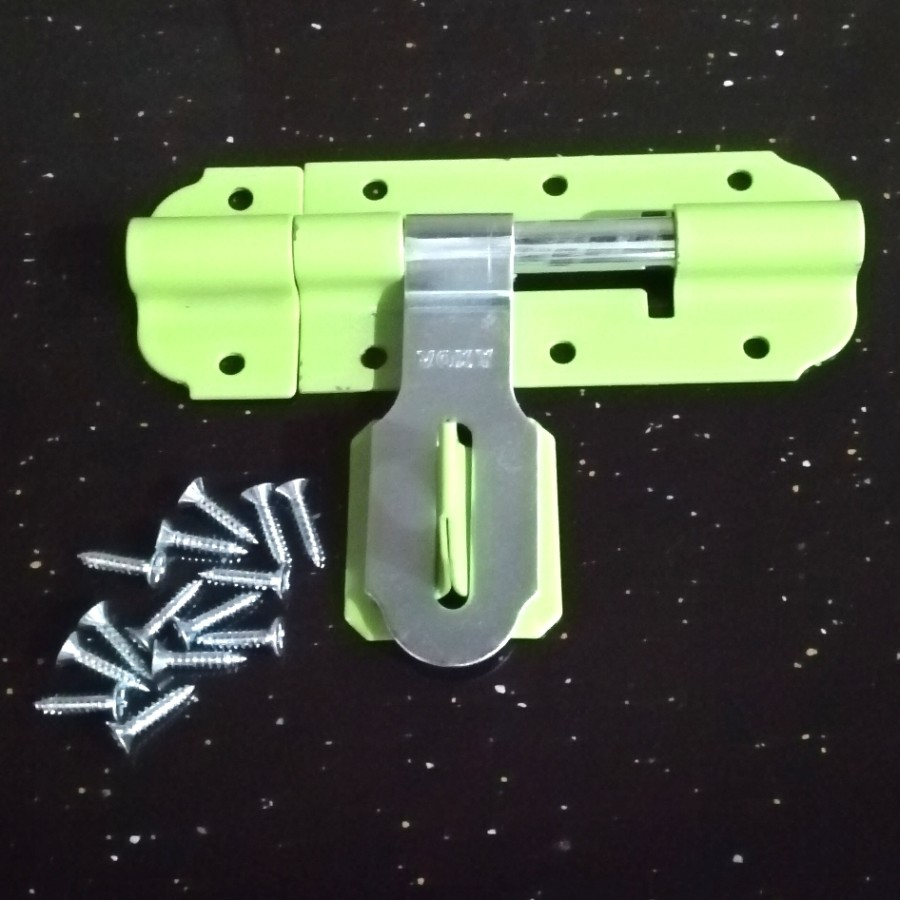 Grendel Overpale Selot Pintu 4" Tebal Overpal