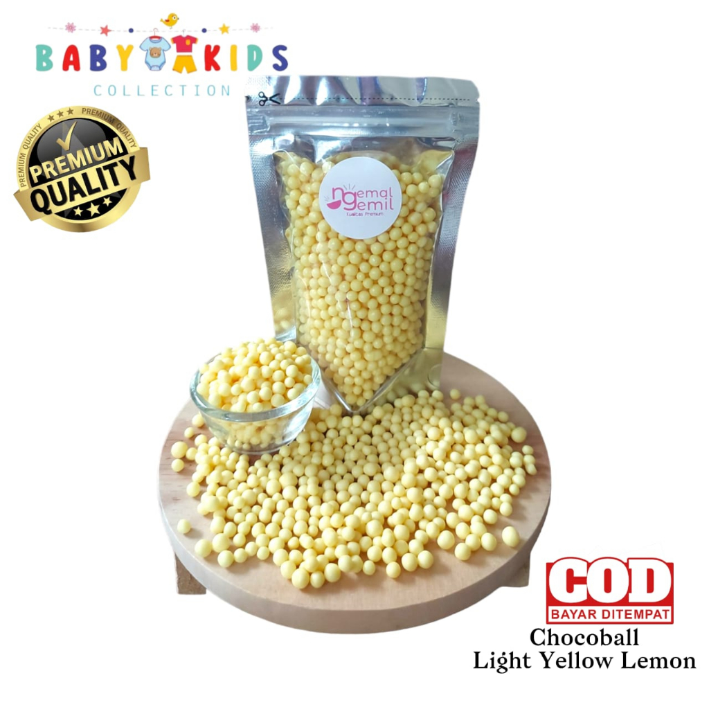 

Pouch Chocoball Yellow Lemon Sprinkle Bola Topping Donut Kue Bolu Kualitas Premium