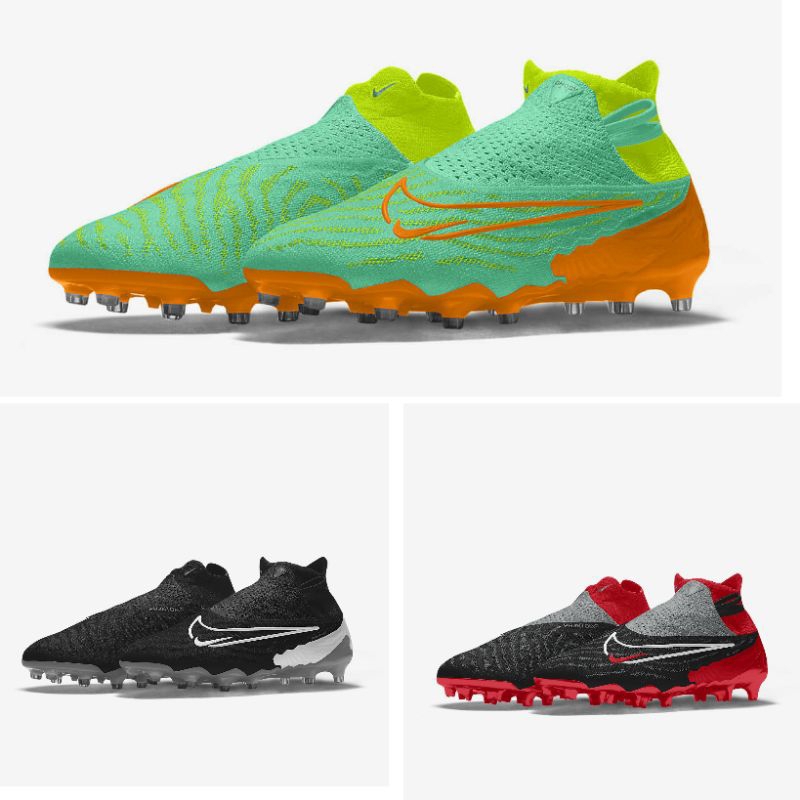 Sepatu Sepak Bola Nike Gripknit Phantom GX Elite Dynamic Fit AG By You