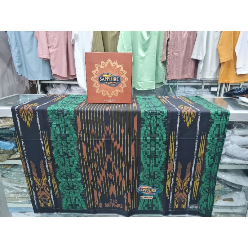 Sarung Sapphire Premium Motif Songket Jacquard JPMK SDF SSJ STK