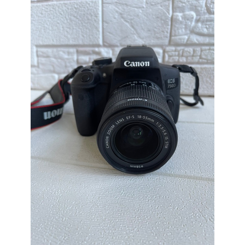 Kamera Second Canon EOS 750D 18 55mm Free Tas kamera