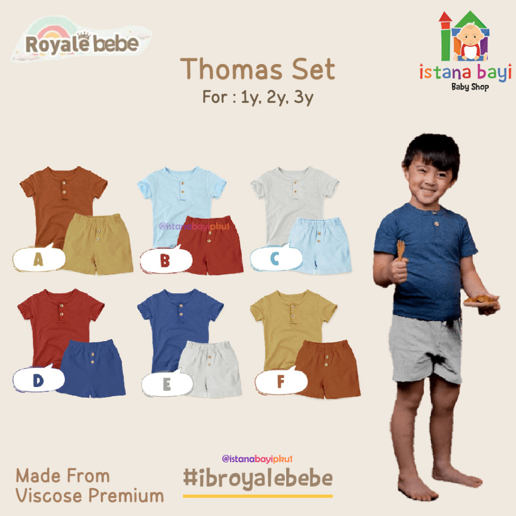 Royale Bebe Thomas Set - Royale Bebe Setelan