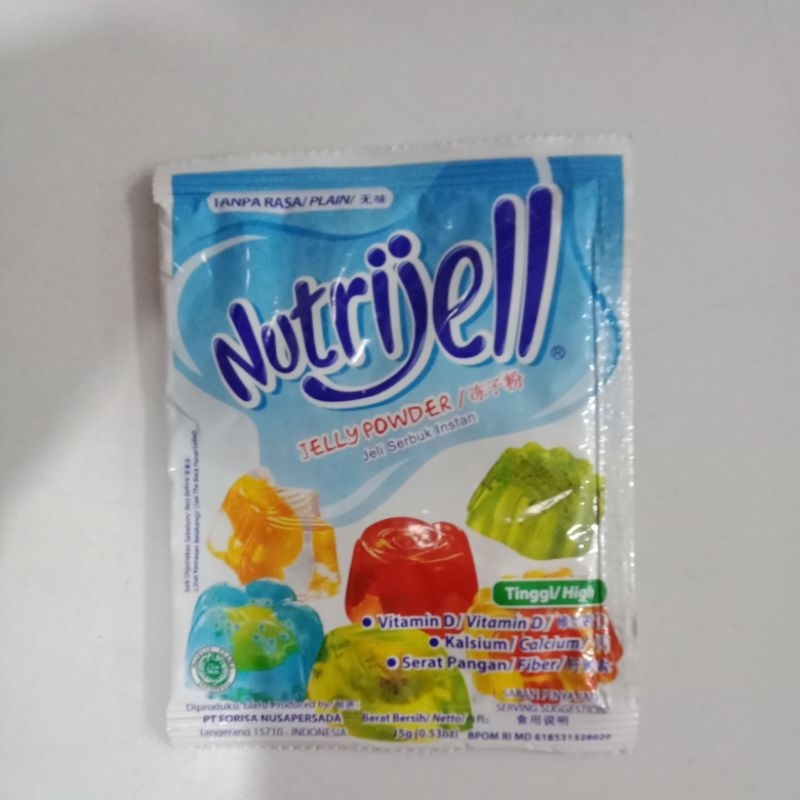 

Nutrijel jelly powder 15gr /Rasa plain