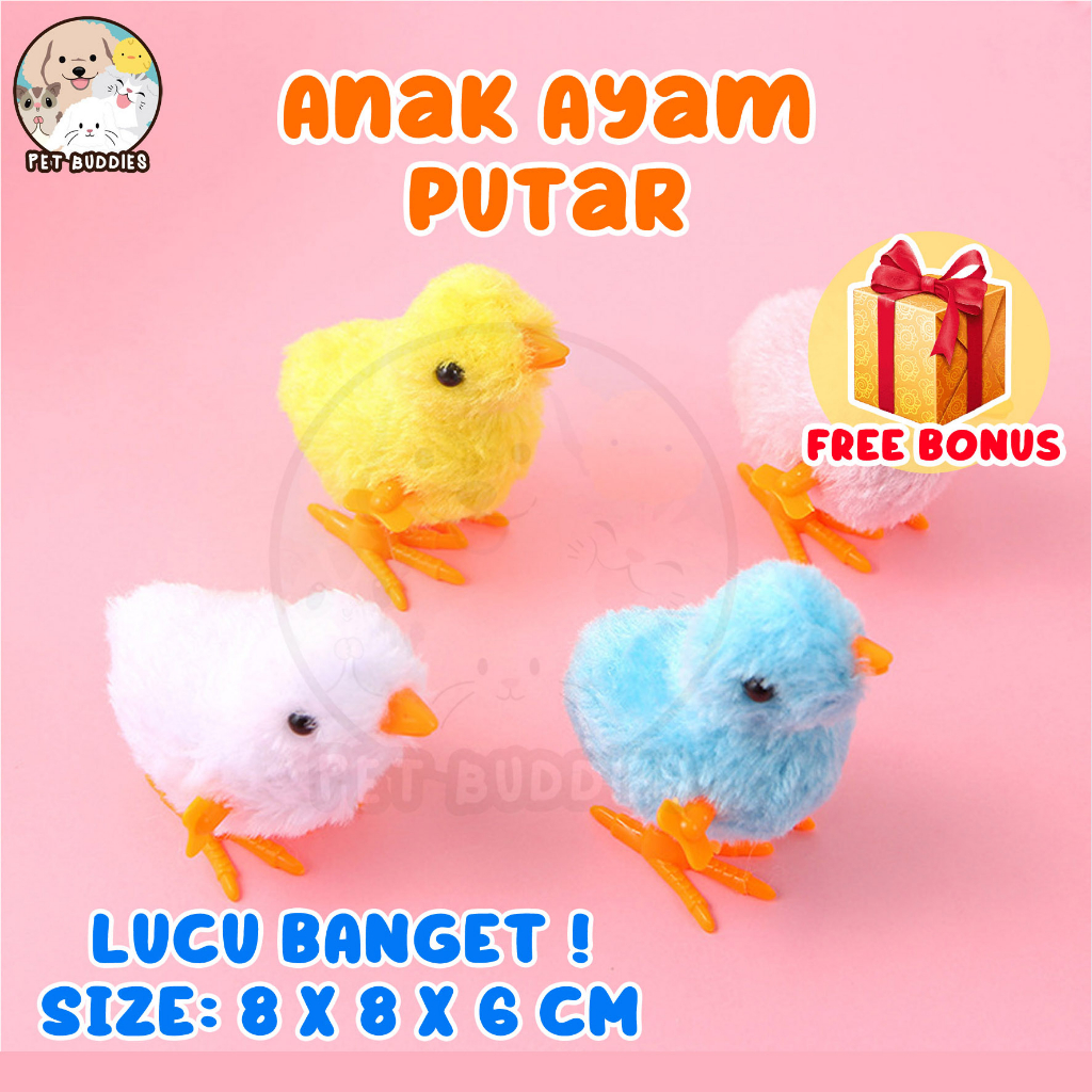 Mainan Kucing Anak Ayam Putar Lucu Cat Toy Doll